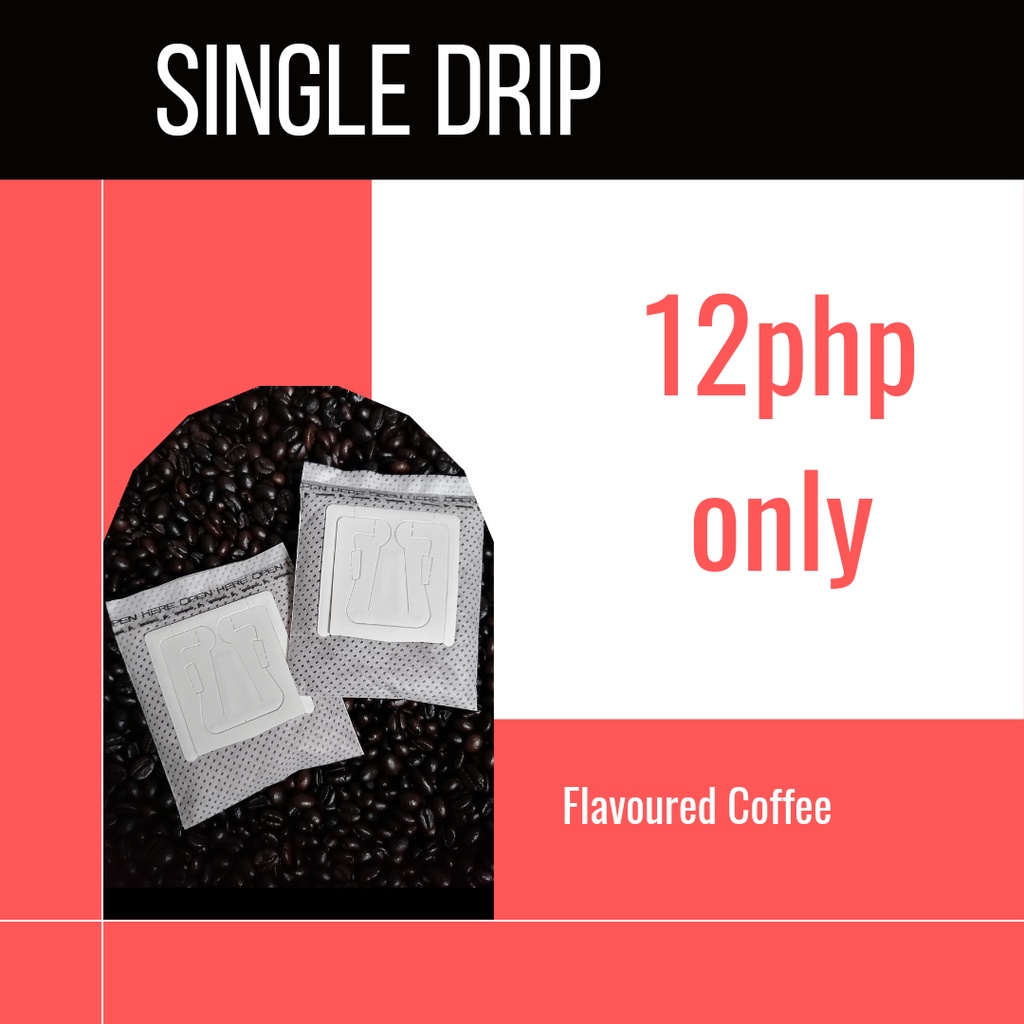 12g Single drip coffee (Flavoured Coffee) Shopee Philippines