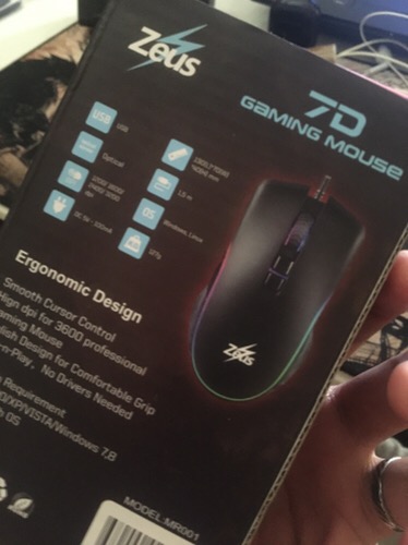 Zeus MR001 ( Z - Lance Head ) Wired Gaming Mouse RGB Backlight Gaming