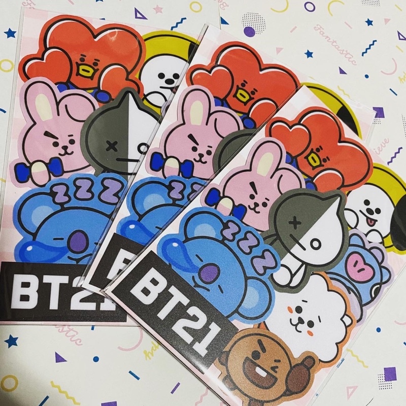 BTS BT21 Sticker set | Shopee Philippines