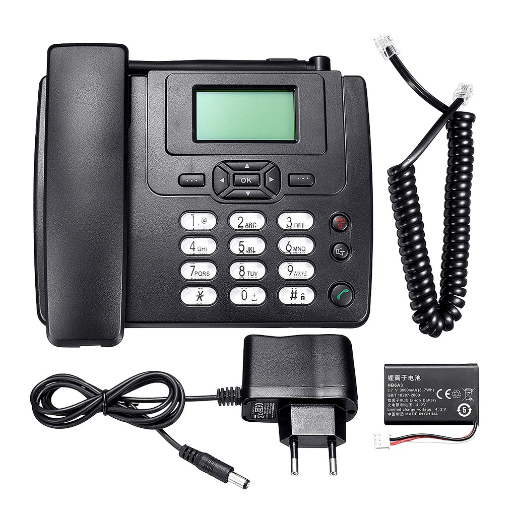 Wireless Gsm Desk Mobile Phone Sim Card Tnc Fixed Telephone