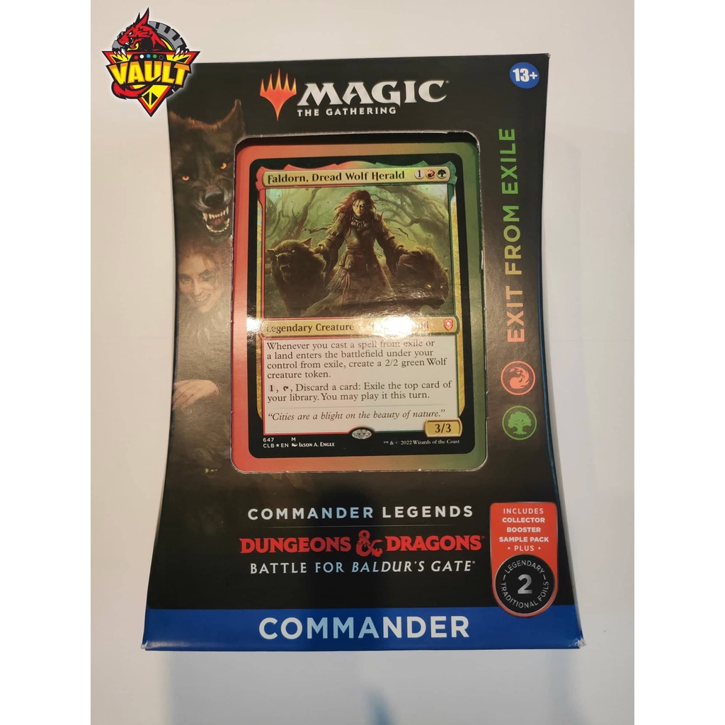 Exit from Exile Commander Deck Commander Legends Battle for Baldur