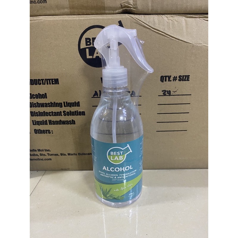 Best Lab Alcohol Spray with Aloe Vera 500ml Shopee Philippines