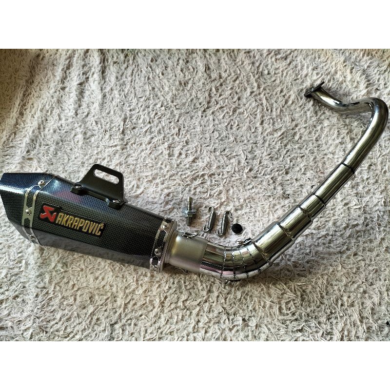 HONDA CLICK 125i/150i AKRAPOVIC MUFFLER 51MM w/ silencer (FULL CARBON