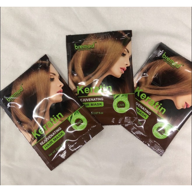Bremod Keratin Rejuvenating Hair Mask 20ml sachet Shopee Philippines