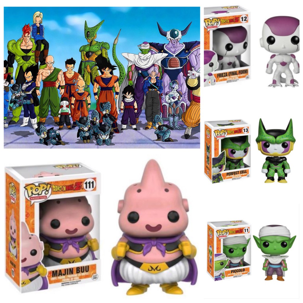 Funko Pop Japan Anime Dragon Ball Z Piccolo Majin Buu Frieza Cell Vinyl Figure Shopee Philippines