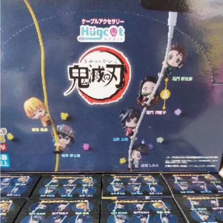 Demon Slayer Cable Accessories Figure Vol 3 Bandai Hugcot Gashapon set 6 pcs Collectible
