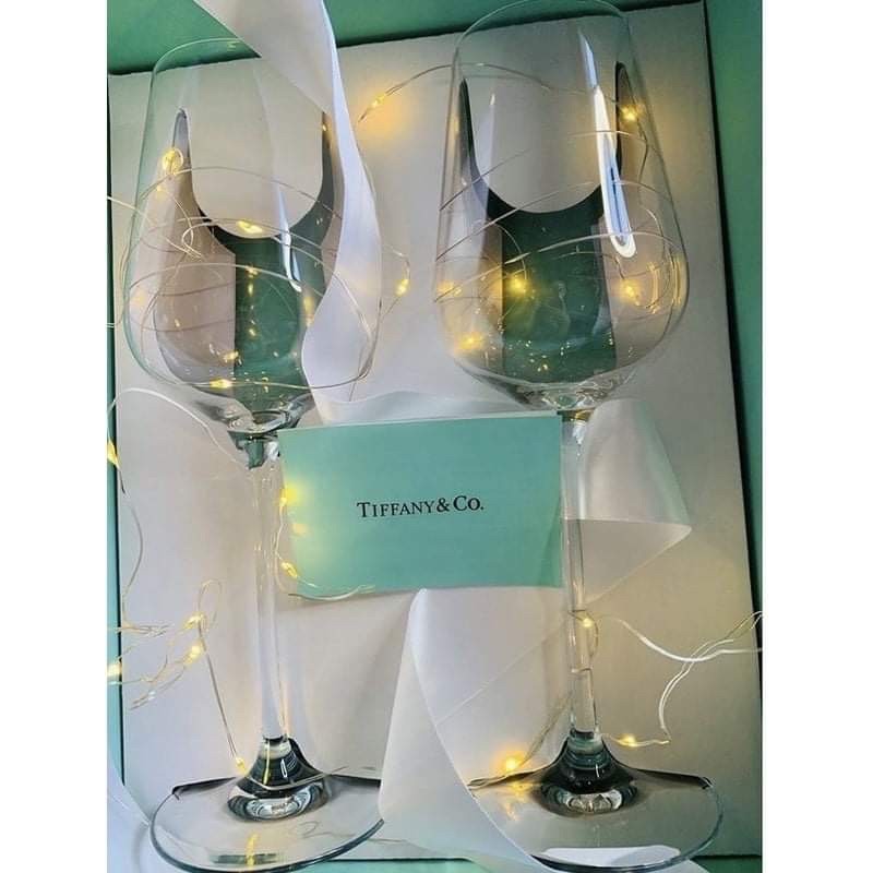 tiffany and co wine glasses
