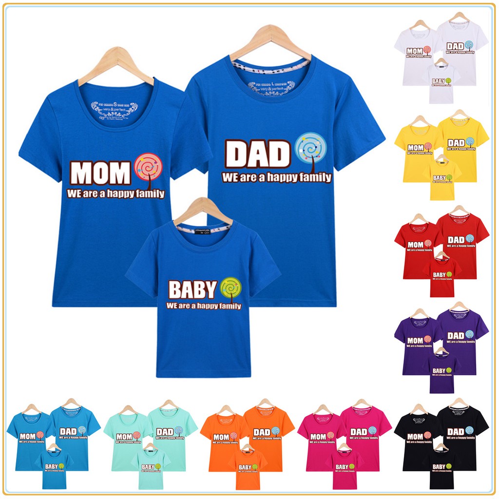 mom dad baby boy t shirt