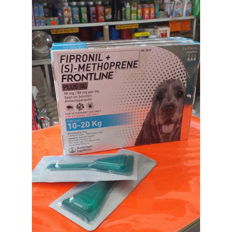 FRONTLINE plus for dogs(FIBRONIL+(S) - METHOPRENE) 10 - 20kg / 20 - 40kg (sold per pipette) #2