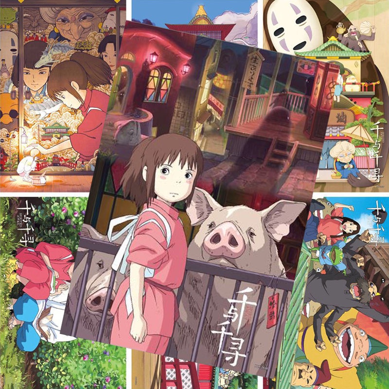 Spirited Away My Neighbor Totoro Hayao Miyazaki Anime Poster Hd Dormitory Interior Decoration Painti Shopee Philippines