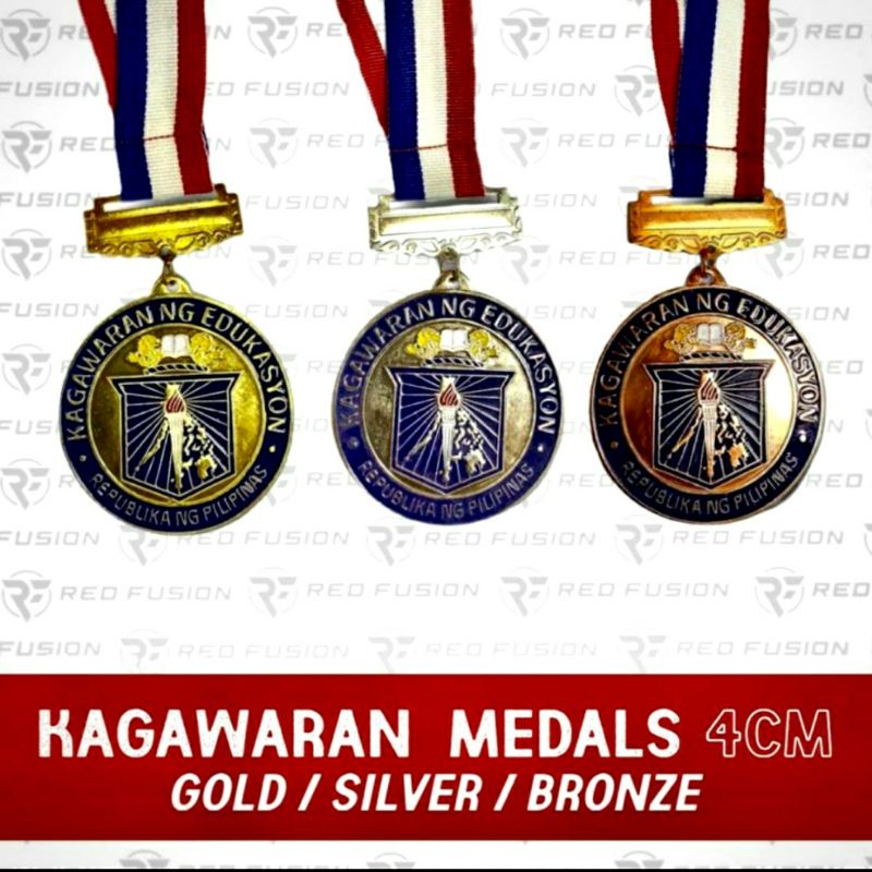 Kagawaran Medals Gold/Silver/Bronze 4cm | Shopee Philippines