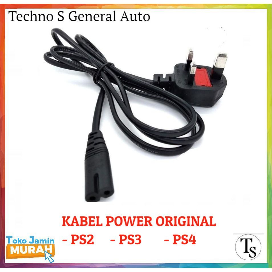 Ps4 Slim Power Cable Ps4 Fat Ps3 Original Ps2 Ps 4 Power Cable Shopee Philippines