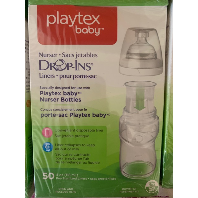 playtex drop ins