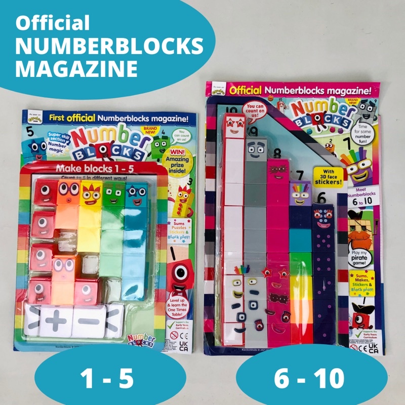 Official Numberblocks Number Blocks Magazine with Blocks 15 610 1115