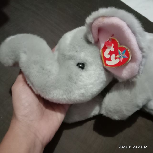 ty beanie babies righty the elephant