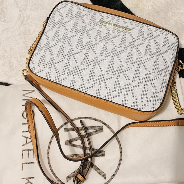 mk bag white