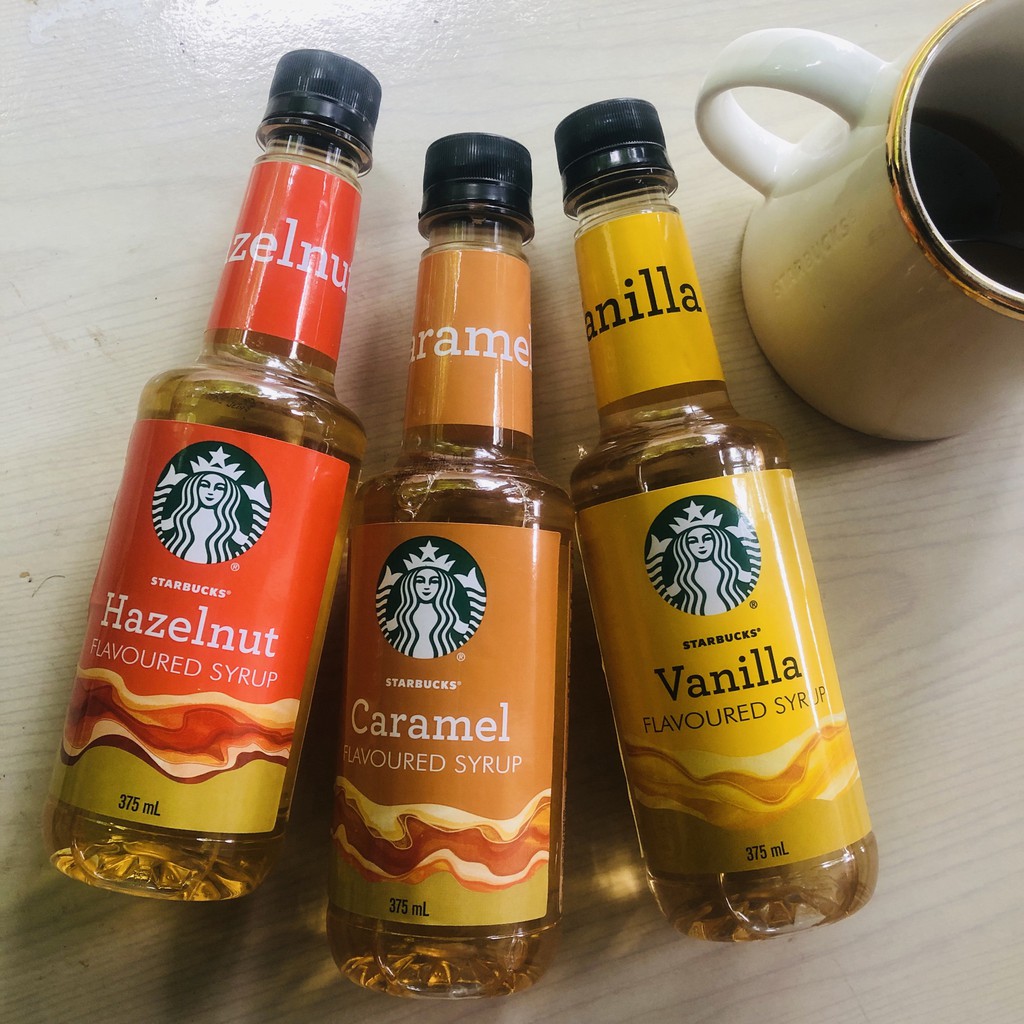 Starbucks Original Hazelnut/ Caramel /Vanilla Syrup 375ml Shopee