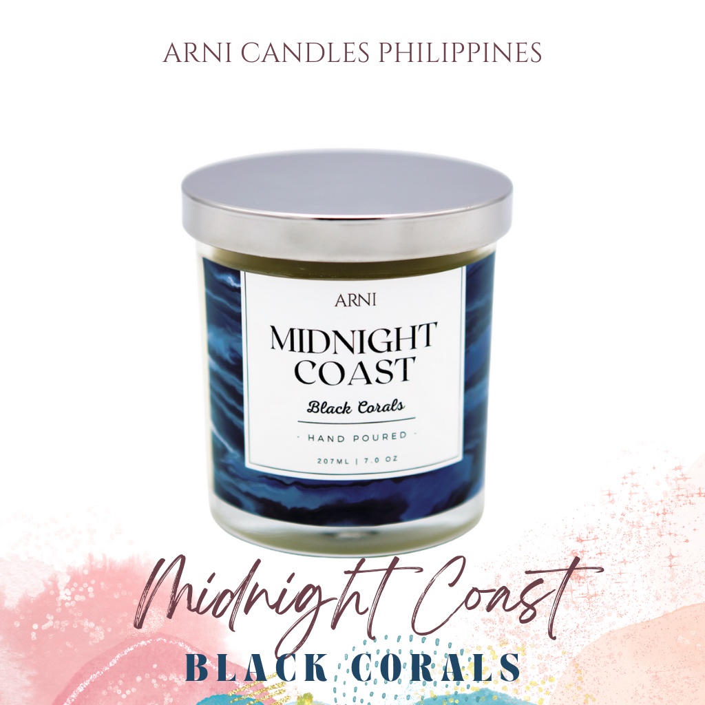 Black Coral Scent | 207ml | Scented Soy Candle | Midnight Coast | Luxury | Arni Candles Philippines #8