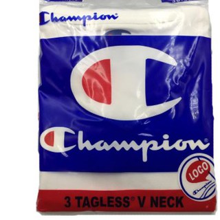 Champion Tagless Shirts Round/Vneck White 3 pcs #6