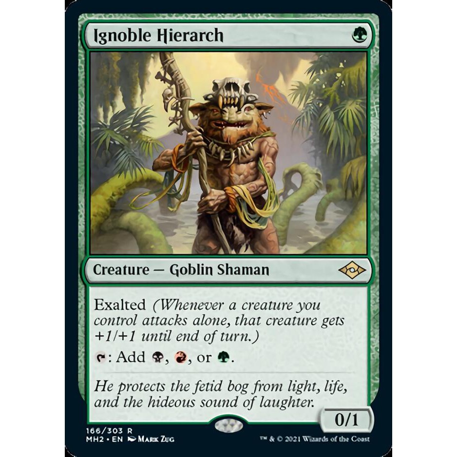 Mtg Ignoble Hierarch Nm R Mh2 Shopee Philippines