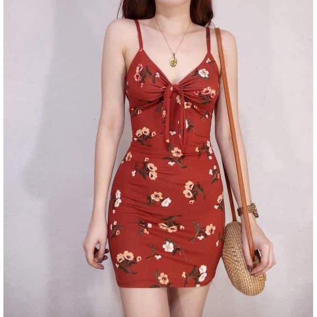 floral sexy dress