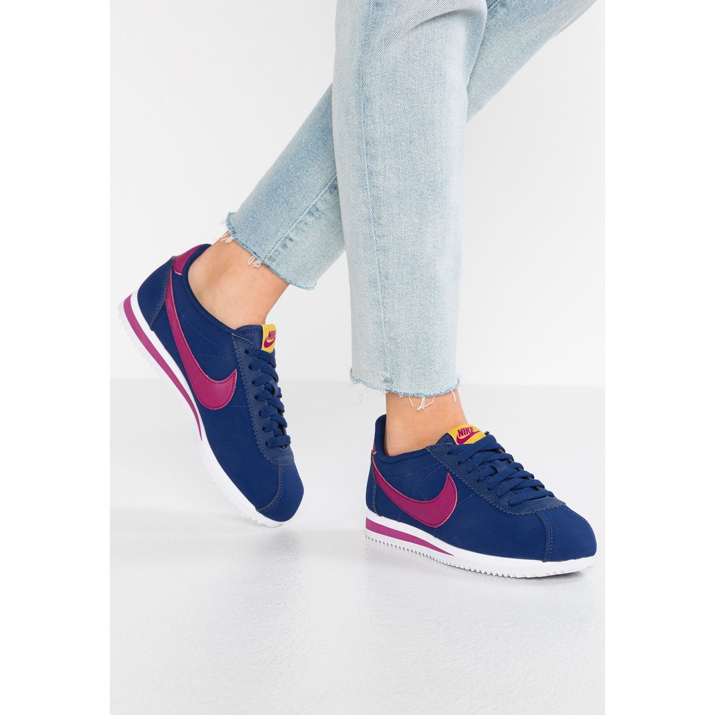 nike cortez classic blue