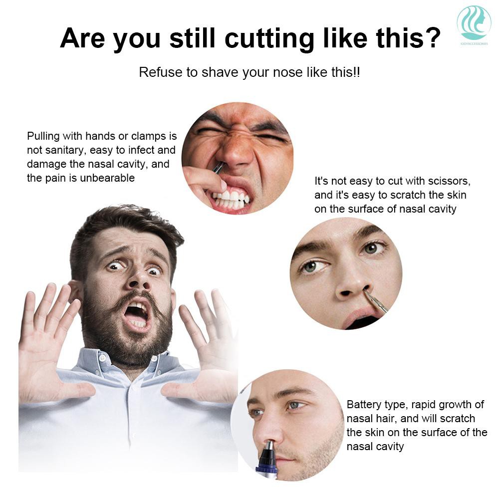 should you shave nose hair