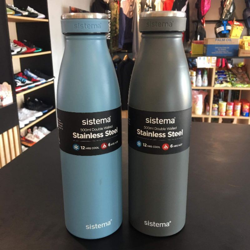 Sistema 500ml Stainless Steel Bottle (From AU) Shopee Philippines