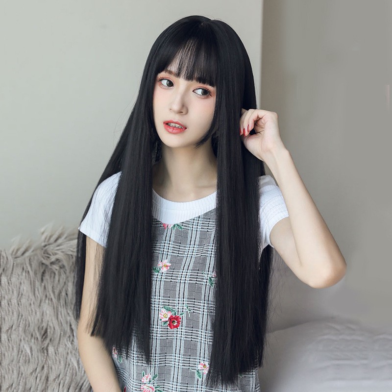 Top 100 Image Black Hair With Bangs Thptnganamst edu vn