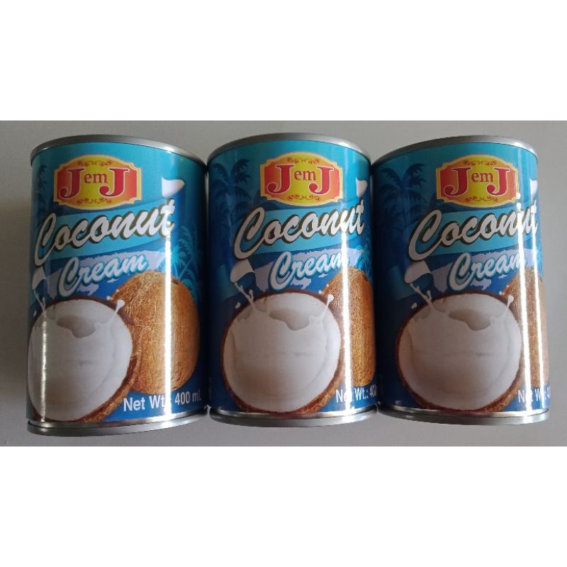 JEM J COCONUT CREAM 400ml. Shopee Philippines