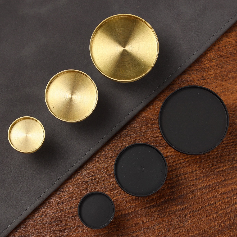 Black Gold Furniture Handles Brass Drawer Knobs Handles for Cabinets and Drawers Round Dresser Knob Modern Style Kitchen Knobs