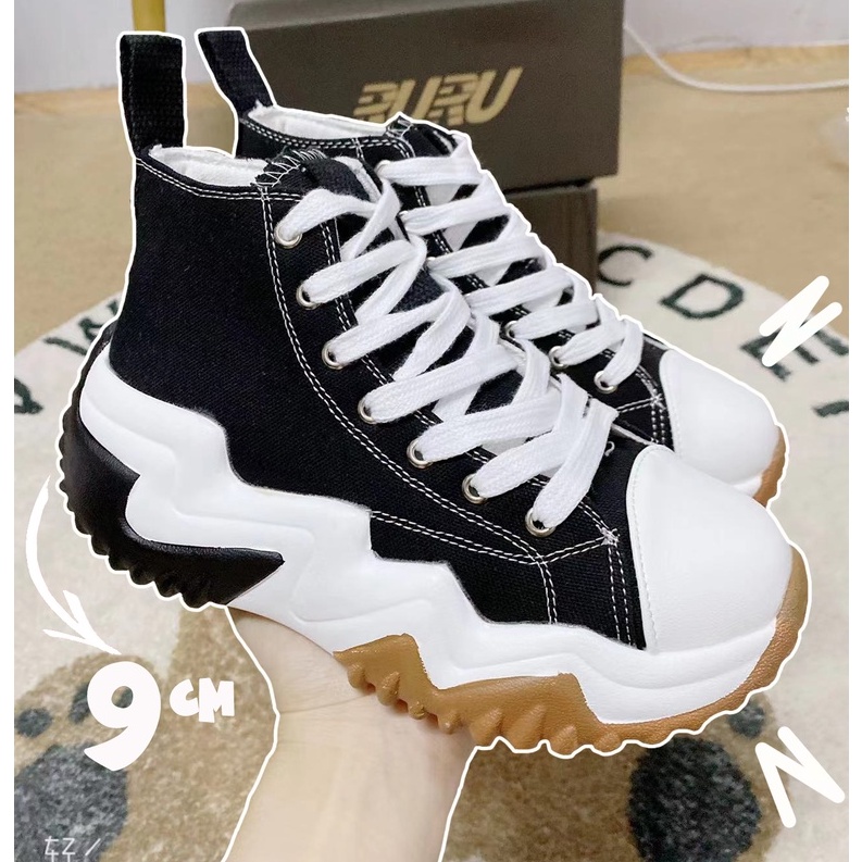 BS Rubber Shoes for Women High cut design Star Motion #733 | Shopee ...