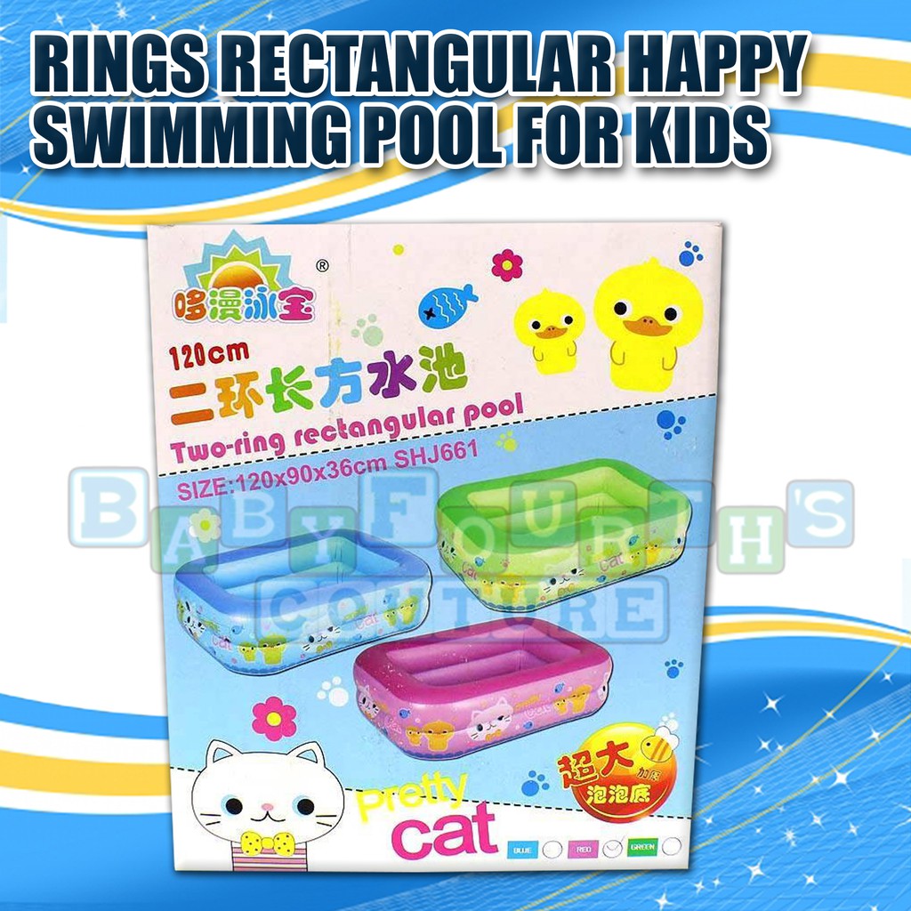two ring rectangular pool