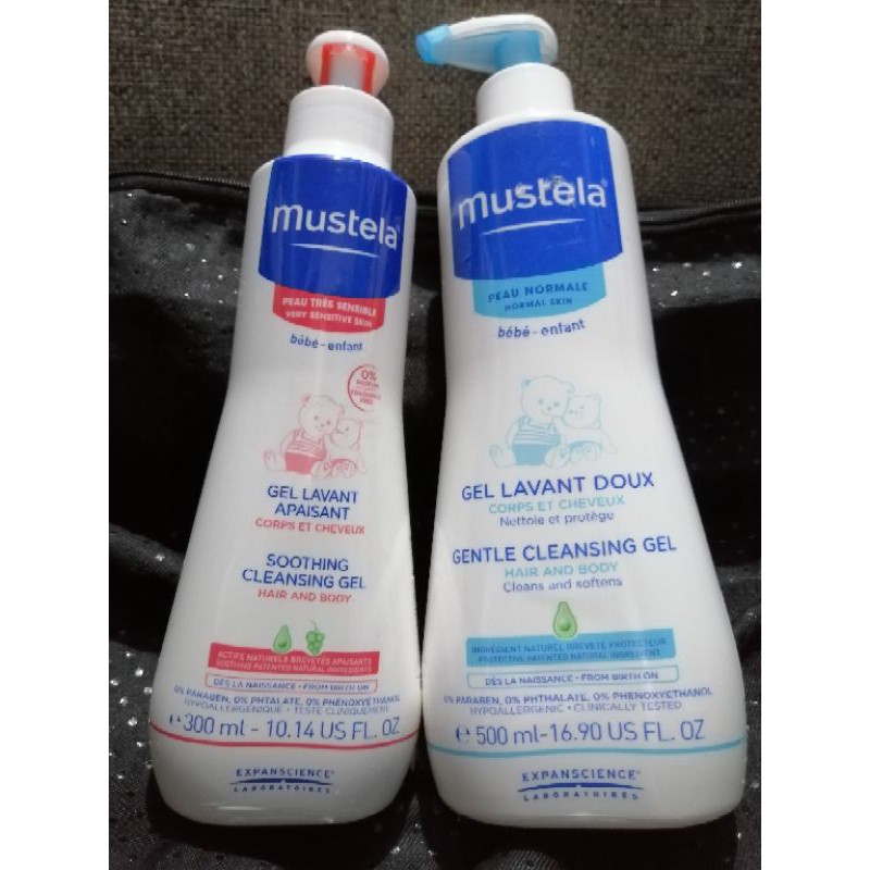 mustela soothing cleansing gel 300ml