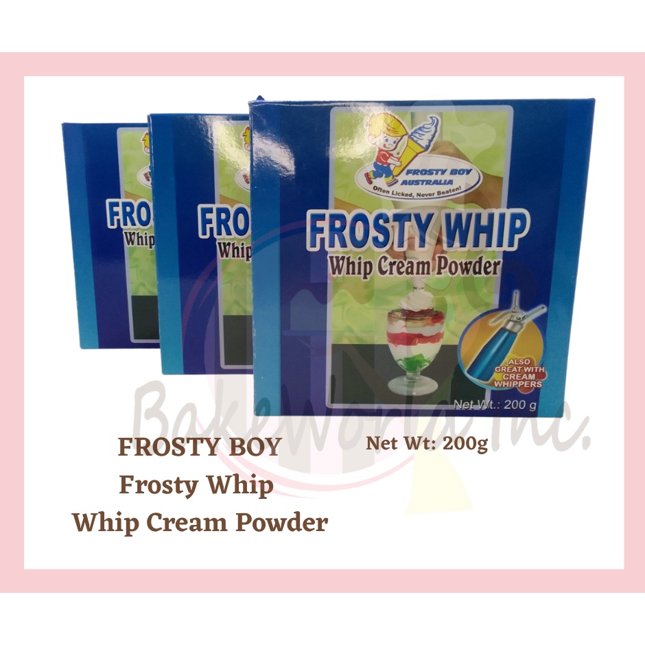 FROSTY BOY Frosty Whip Whip Cream Powder 200g Shopee Philippines