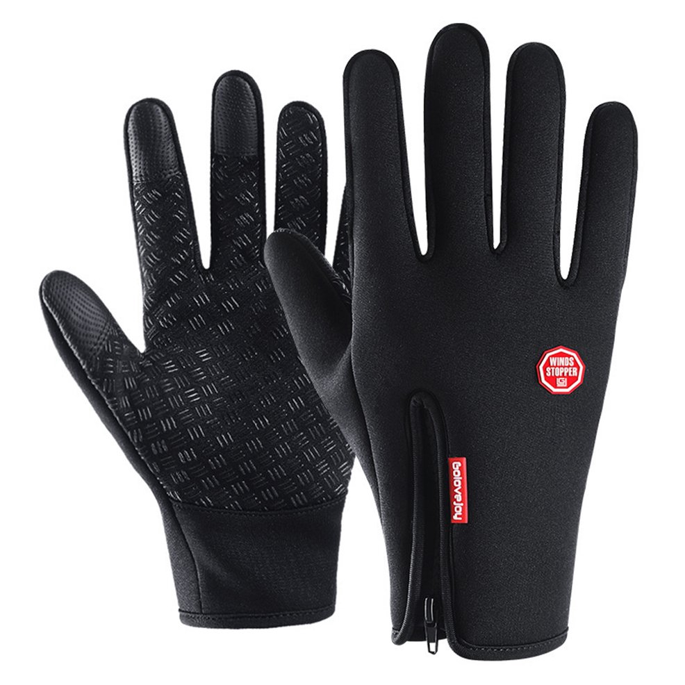 leather ski gloves