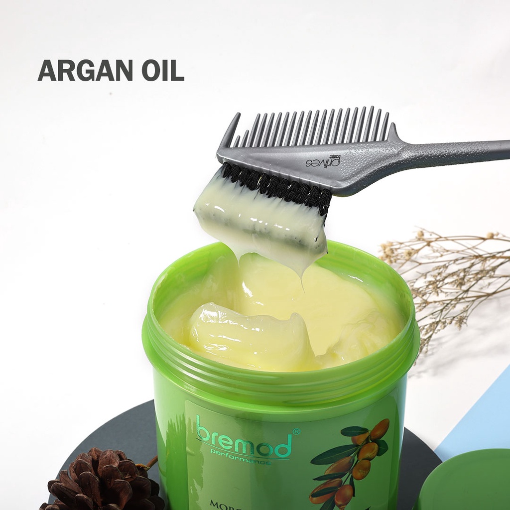 Bremod Moroccan Argan Oil Vitamin E kertain Intense Moisturizing Hair