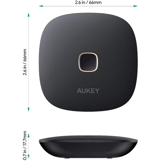 AUKEY (BTC6) 2in1 Wireless Transmitter and Receiver, Bluetooth V.5