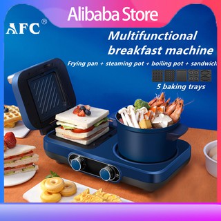 [Fast delivery] kitchen household sandwich maker multi-function breakfast maker waffle maker 8 in 1
