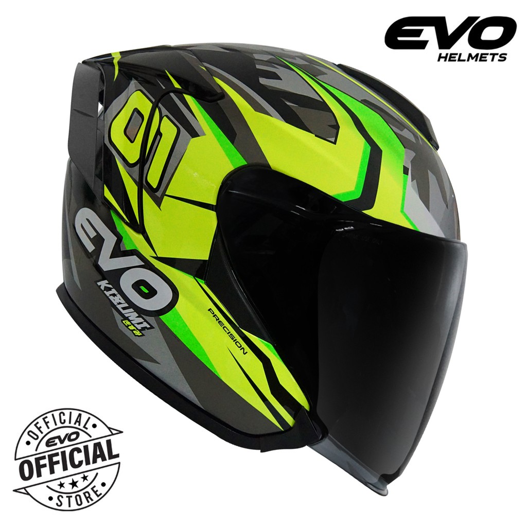 EVO Rx5 Kizumi Half Face Dual Visor Helmet Shopee Philippines