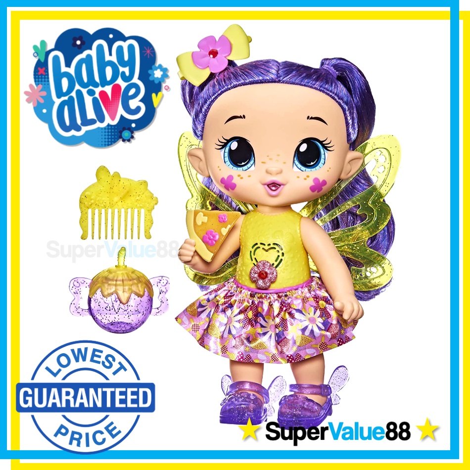 Original Baby Alive Glo Pixies Siena Sparkle, Interactive Glowing Fairy ...