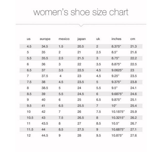 eu to ph size shoes