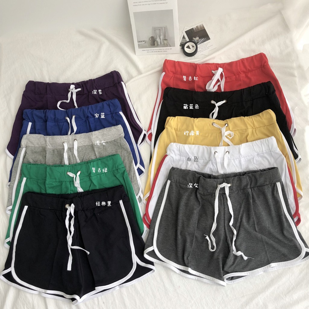 high waisted lounge shorts