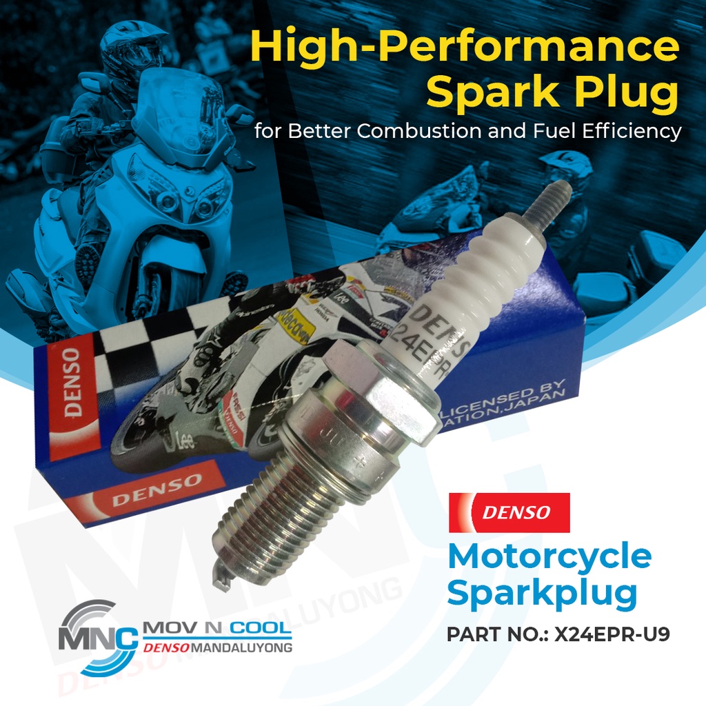 Denso X24EPRU9 Motorcycle Spark plug for Honda CBR1000RR/VTR1000/XR200