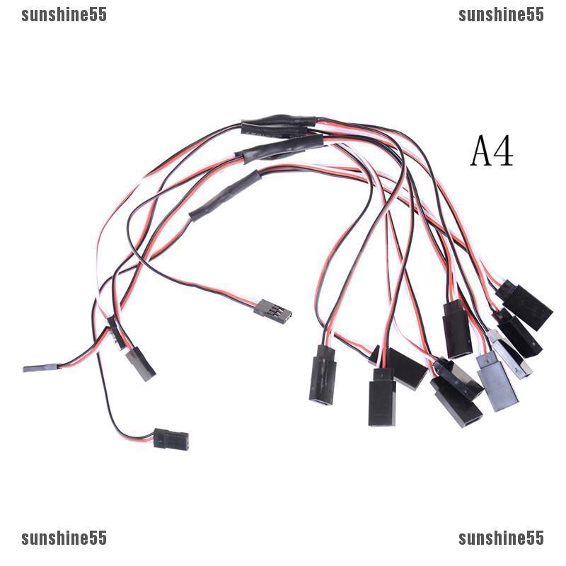 5x Servo Extension Cord Lead Y Wire Receiver Cable For RC Airplane Car JR 