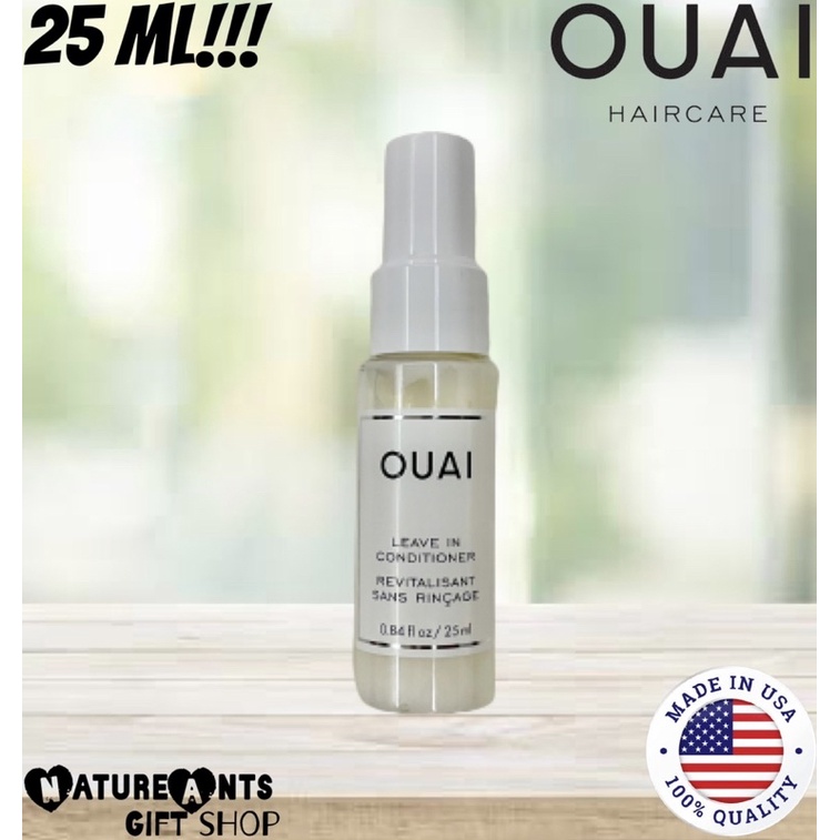 [OUAI] Hair and Scalp Leave In Conditioner (25 mL) Shopee Philippines