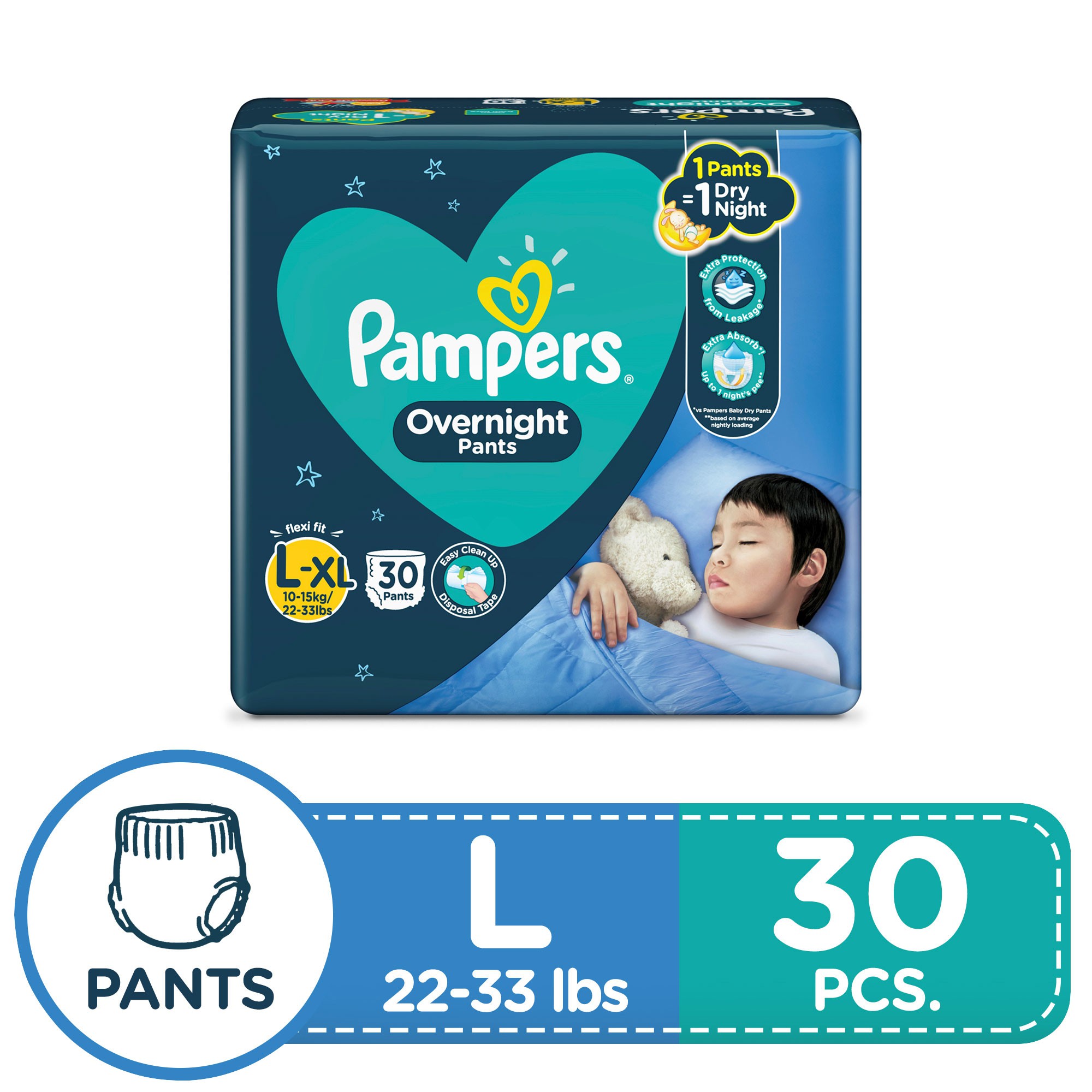 pampers dry night