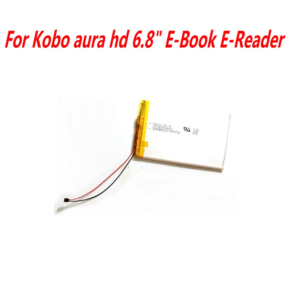 High Quality 3.7V 2100mAh battery For Kobo aura hd 6.8" EBook EReader