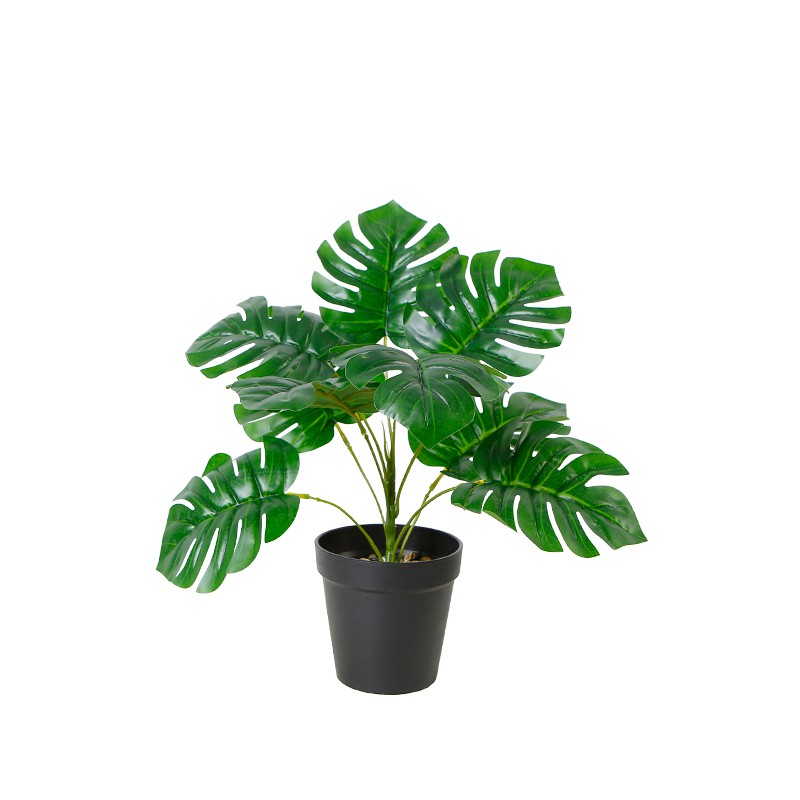 Home Decor Artificial Plant Monstera Plant 9PCS Leaves Artificial Tree