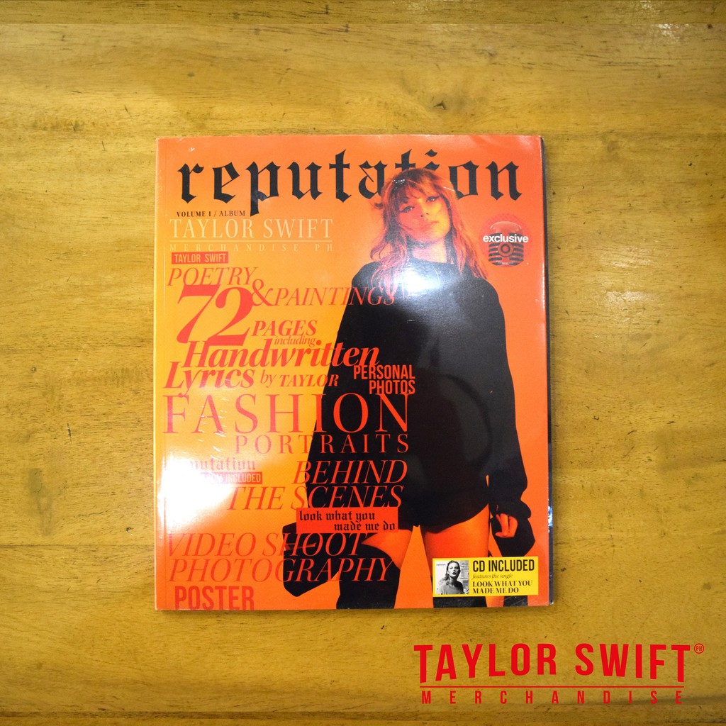 Taylor Swift Reputation Magazine Volume 1 New Sealed | Shopee Philippines